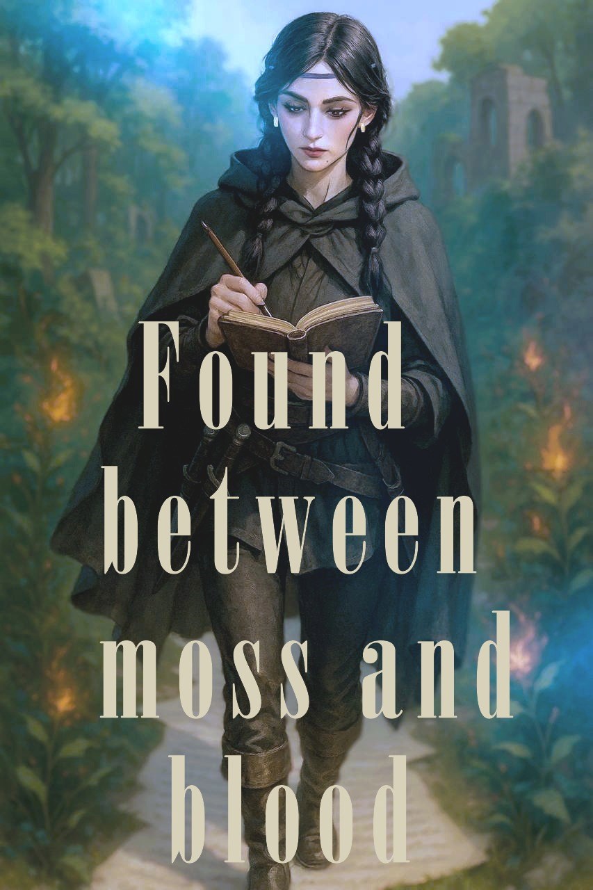Найден между мхом и кровью.