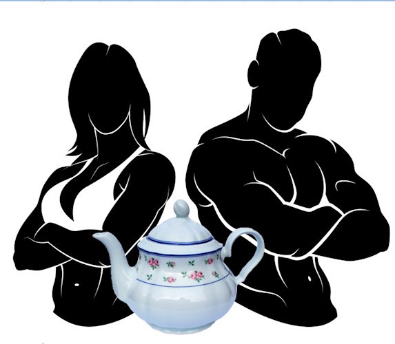 Чайник, бабка, дети и... возможно хомяк?