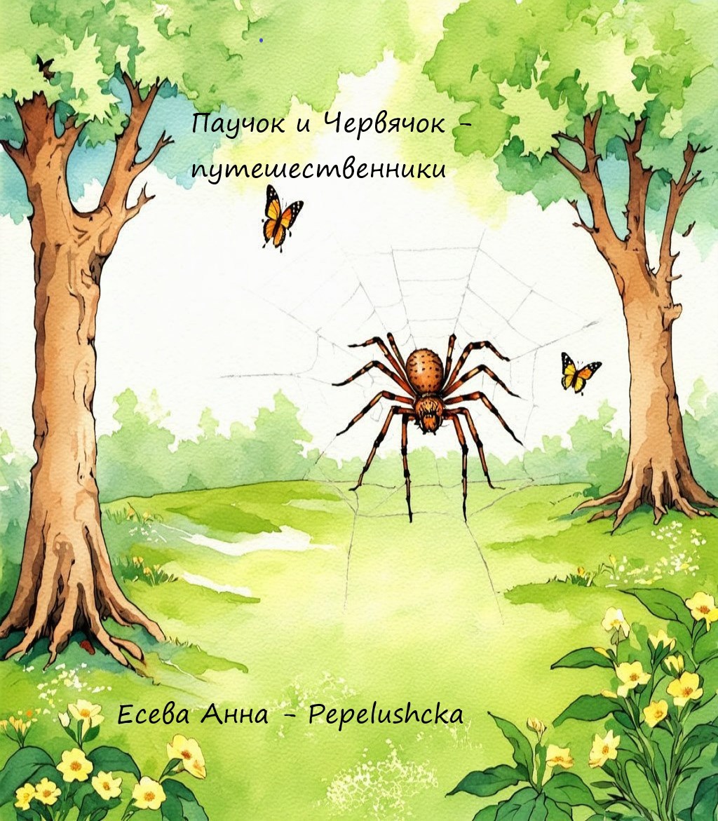 Паучок и червячок - путешественники