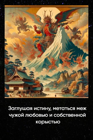 Заглушая истину, метаться меж чужой любовью и собственной корыстью