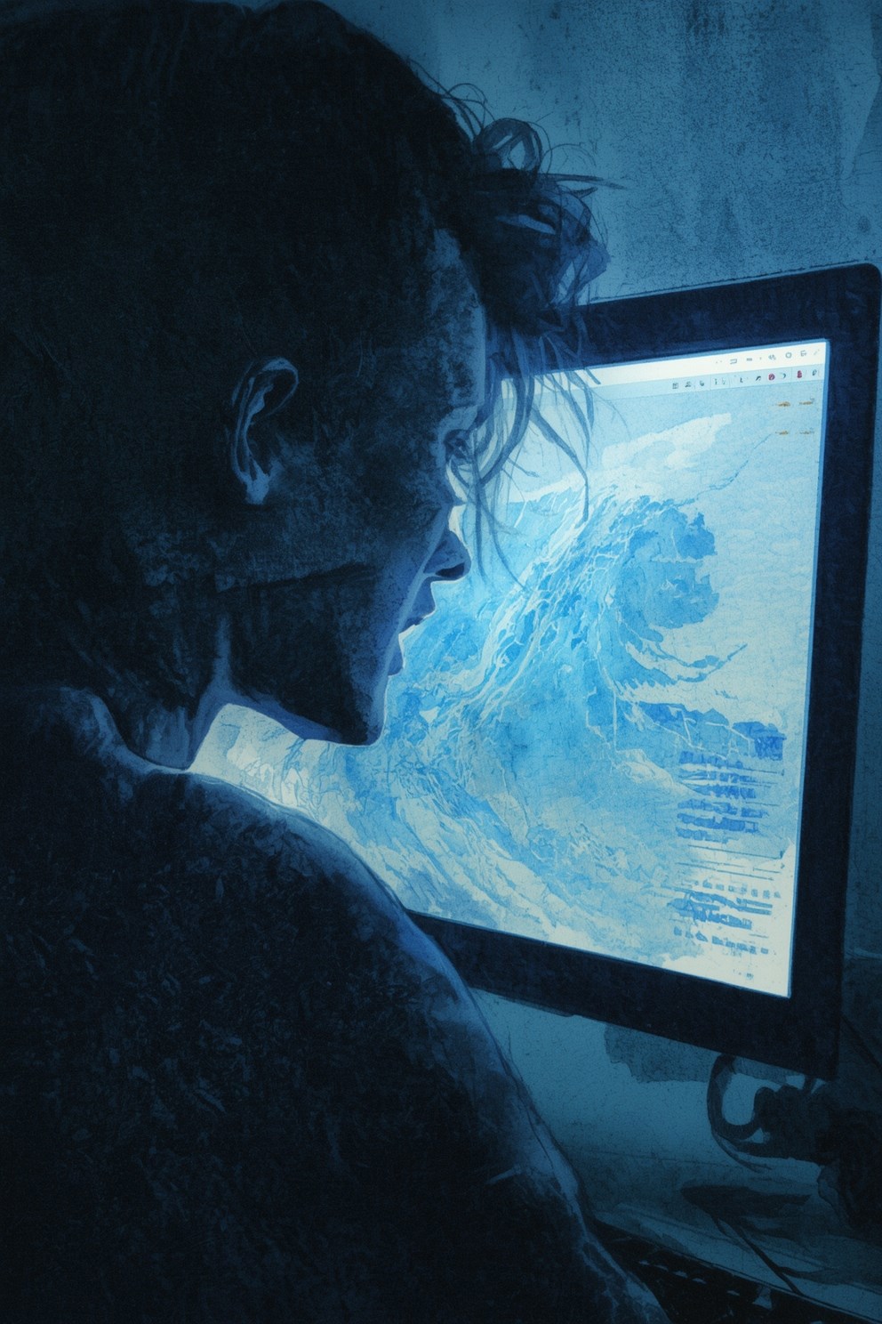 Беседа с синим светом