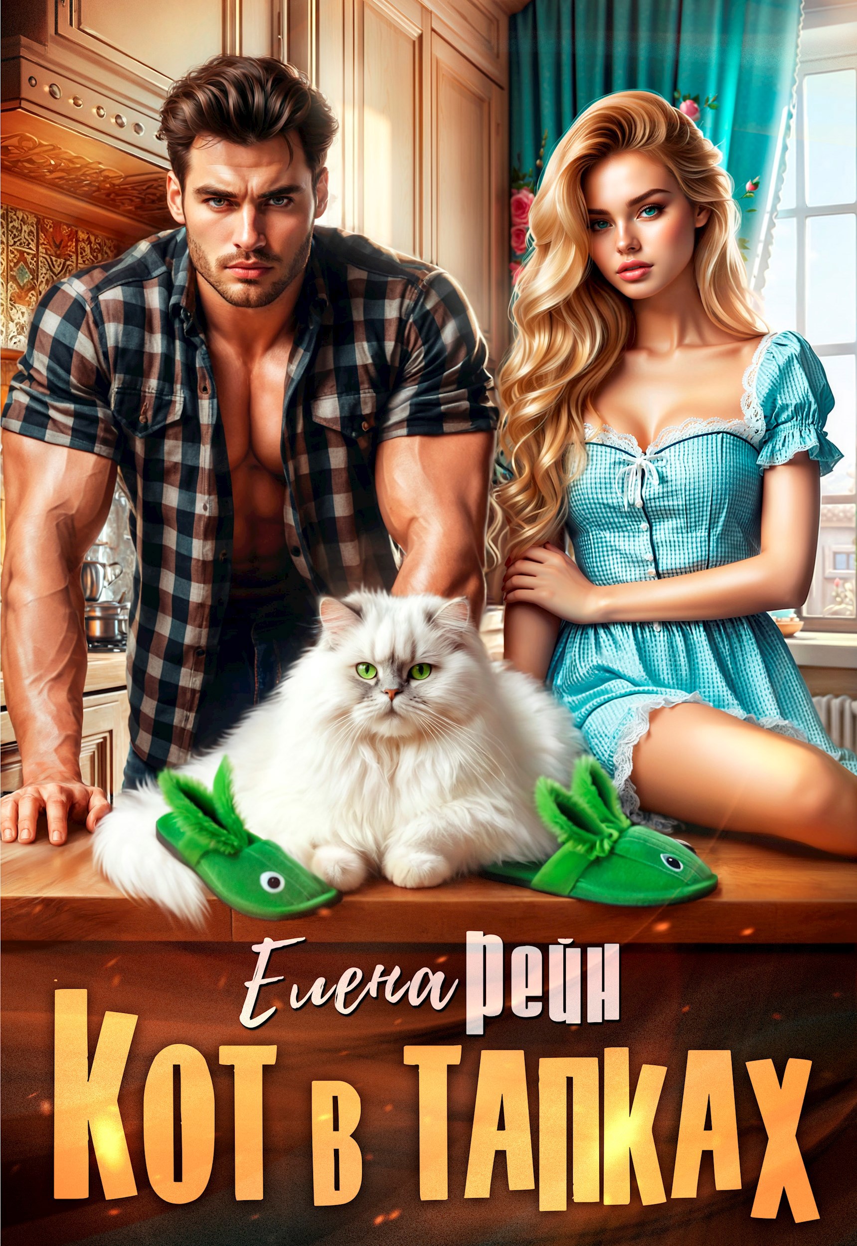 Кот в тапках