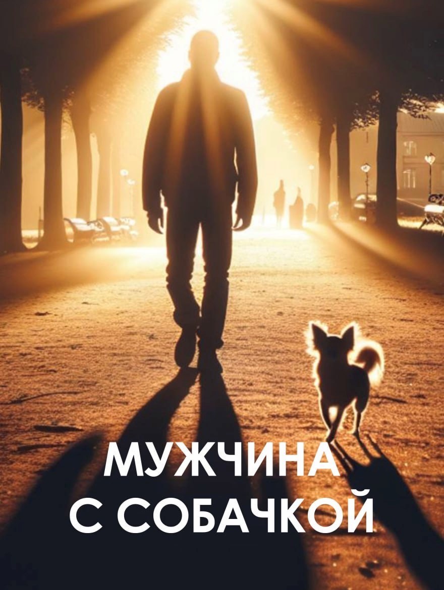 Мужчина с собачкой