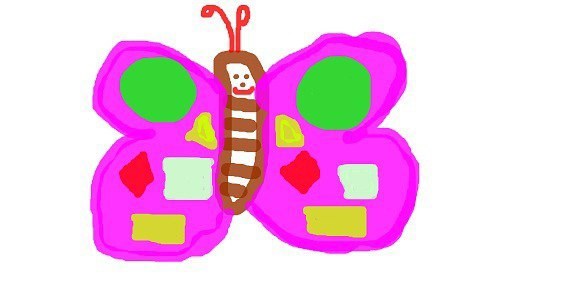 &quot;Танец яркой бабочки&quot;: рисунок Маринетт Мортем