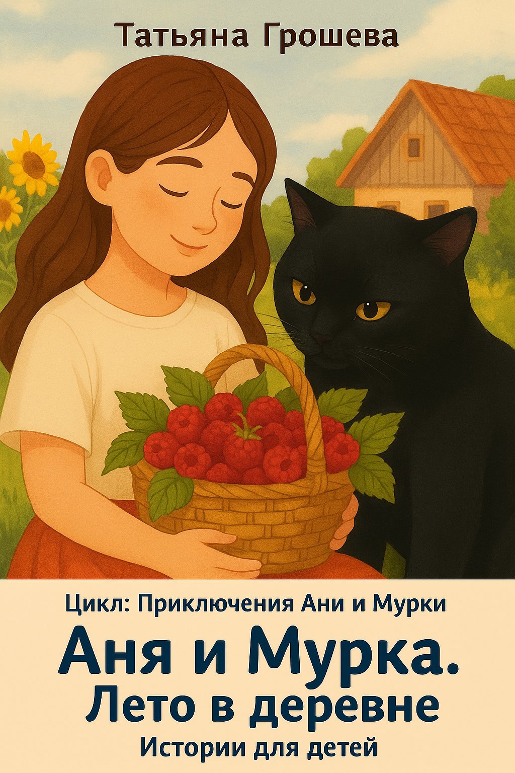 Аня и Мурка. Лето в деревне.