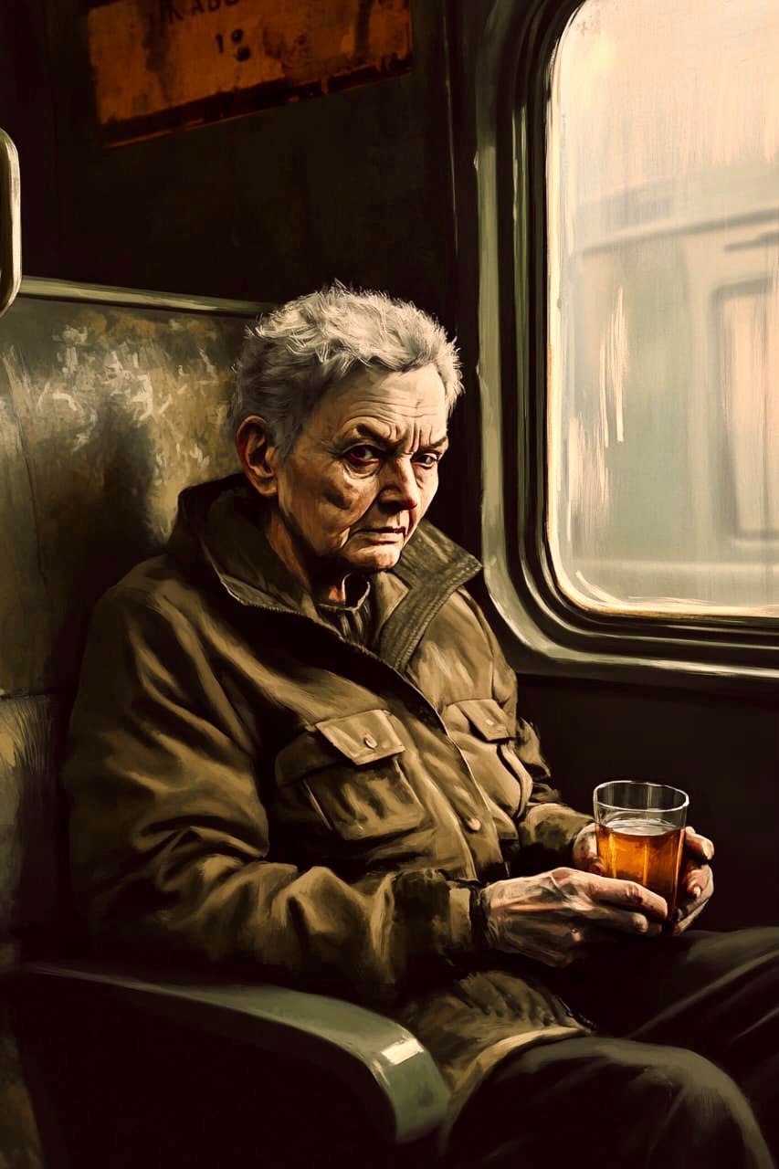 Анна по дороге домой