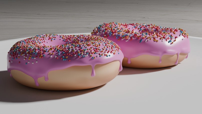 Маринетт Мортем: 3D объекты &quot;Пончики в глазури&quot;
