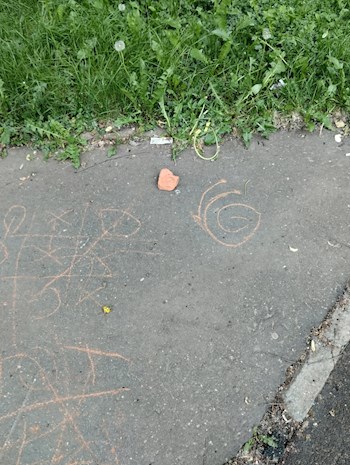 Курган. Между нами убран дёрн