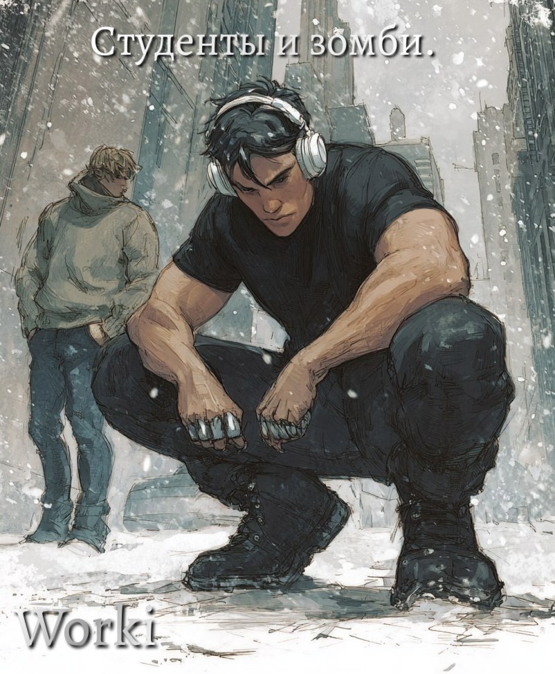 Студенты и зомби.