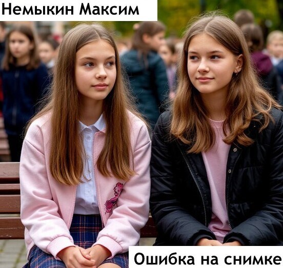 Ошибка на снимке
